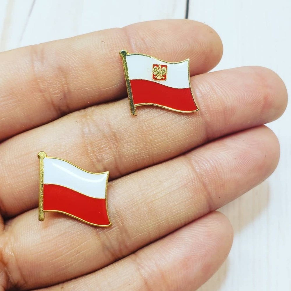 Poland flag lapel pins